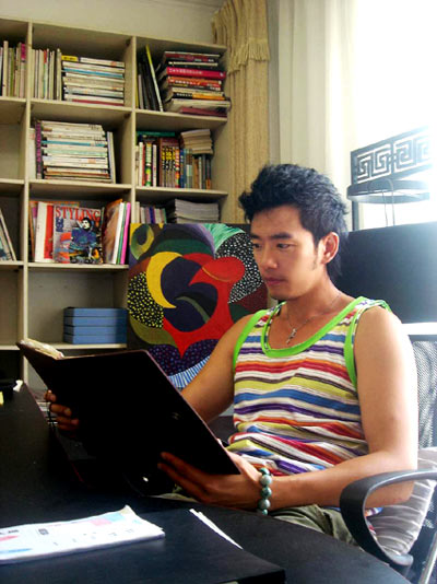 超级名模吴向东郭桦 儿童节也"时尚"(组图)
