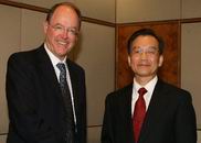 温家宝总理会见新西兰国家党领袖